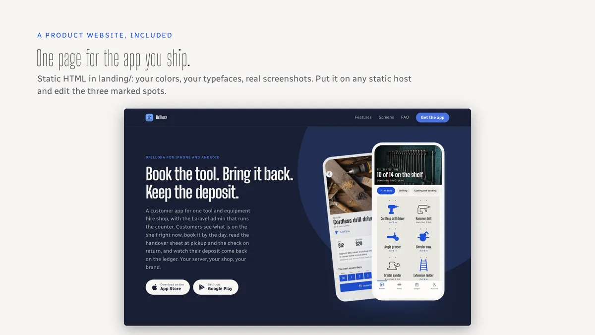 Landing — Drillora