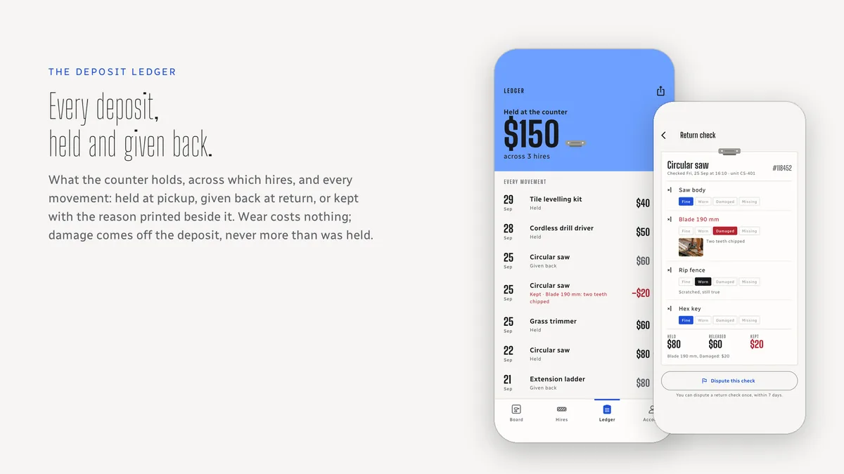 Ledger — Drillora