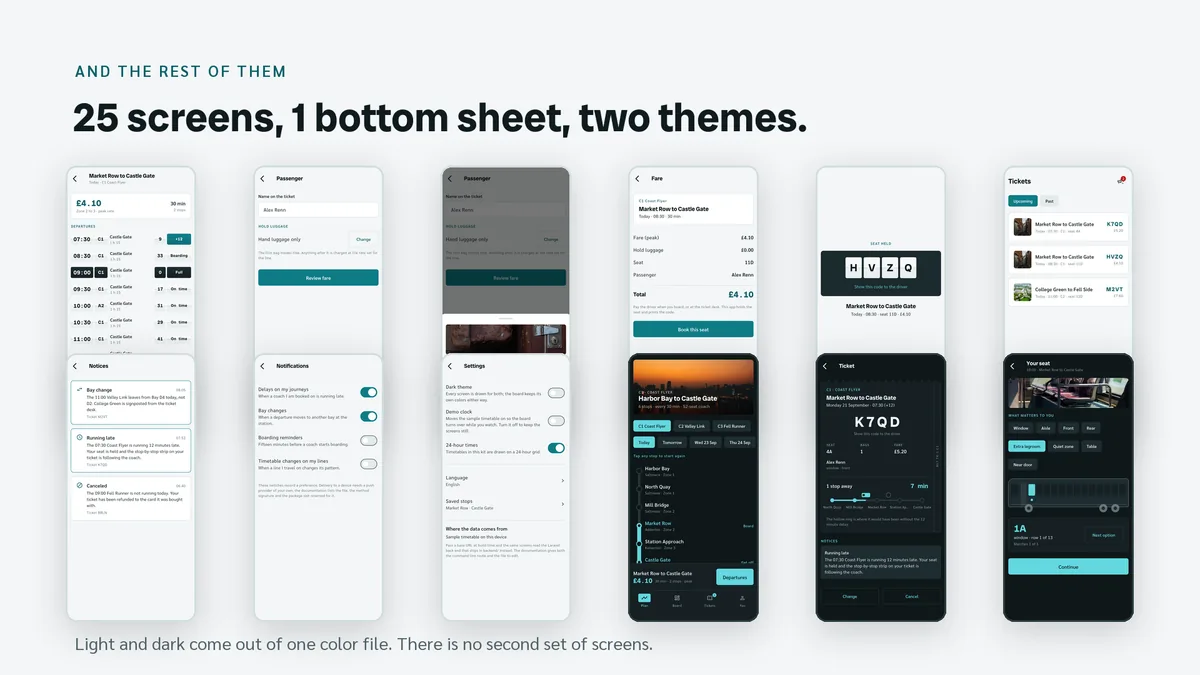 More screens — Haltora